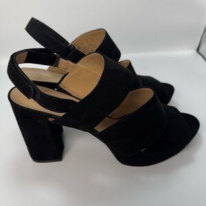 🖤 Naturalizer Black Block Heel Sandals 🖤 Women’s Size 9 | Comfort Chic